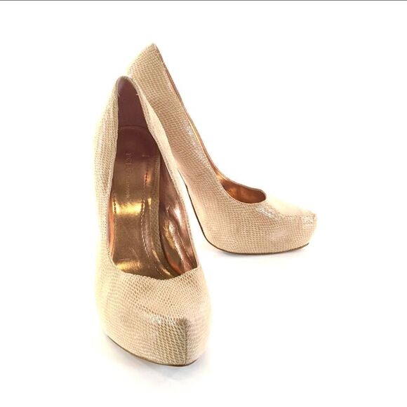 BCBGENERATION BG PARADE LEATHER HIGH HEEL STILETTOS PUMP SHOES - Picture 1 of 15